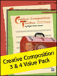 Creative Composition Toolbox Levels 3 and 4 Value Pack piano sheet music cover